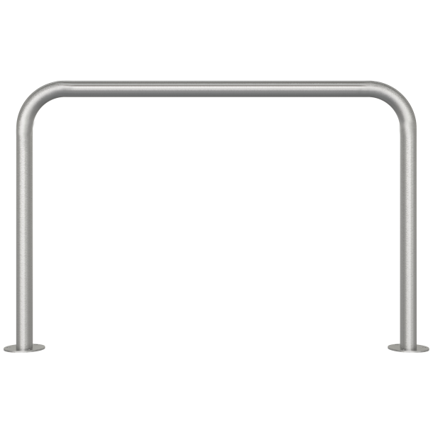 Stainless steel hoop |  48 mm | for casting in concrete | without cross bar | total width 1200 mm | To be fixed by plugs